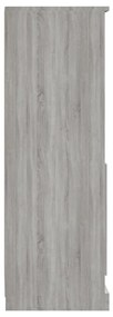 vidaXL Ντουλάπι Γκρι sonoma 36x35,5x103,5 εκ. από Επεξεργασμένο Ξύλο