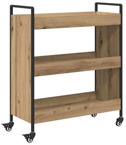 vidaXL Καρότσι Κουζίνας artisan δρυς 70 x 30 x 82 εκ
