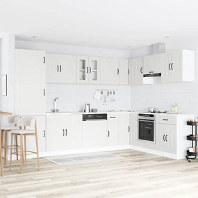 vidaXL Ντουλάπα Κουζίνας με αποθήκευση 2 pcs Λευκό 80 x 46 x 81.5 εκ