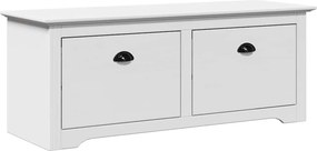 Πάγκος διαδρόμου vidaXL "BODO" Λευκό 114x40x45 cm