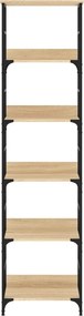 vidaXL Βιβλιοθήκη Sonoma Δρυς 50x33x188,5 εκ. από Τεχνητό Ξύλο