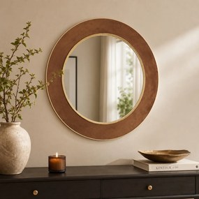 Διακοσμητικος Καθρέφτης Τοίχου (Φ60) K-M Brown FL2800520