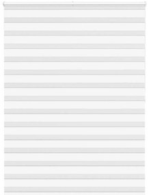 vidaXL Ζέβρα τυφλή Λευκό Πλάτος υφάσματος 150,9 εκ. Πολυεστέρας