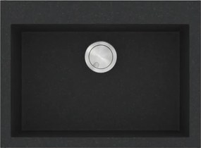 Sanitec Ultra Granite 815 (70x50) - Γρανιτένιος νεροχύτης - Graphite