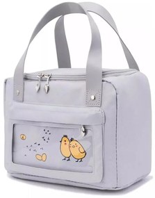 Ισοθερμική Τσάντα Φαγητού 6lt Amber 3010-3 Grey Chick