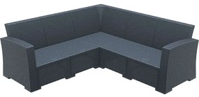 SIESTA MONACO DARK GREY ΓΩΝΙΑ 207Χ207Χ79εκ. ΠΟΛ/ΝΙΟΥ 207Χ207Χ79εκ.53.0155