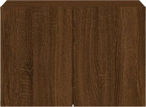 vidaXL Ντουλάπι Τοίχου Τηλεόρασης Καφέ Δρυς 60 x 30 x 41 εκ.