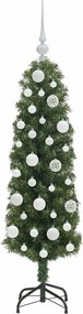 vidaXL Τεχνητό Χριστουγεννιάτικο Δέντρο με 150 LED Πράσινο 120 cm