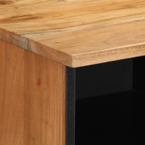 vidaXL Ντουλάπα τηλεόρασης 100x33,5x46 εκ. Μασίφ ξύλο ακακίας