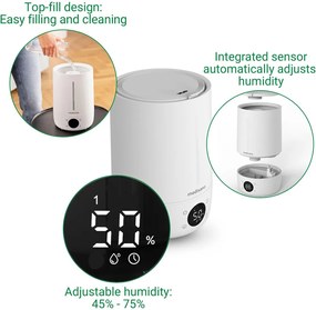 Υγραντήρας Medisana AH663 30 W 4,5 L