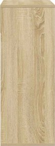 vidaXL Βιβλιοθήκη Χρώμα Sonoma Δρυς 66x31x80 εκ. Επεξεργασμένο Ξύλο