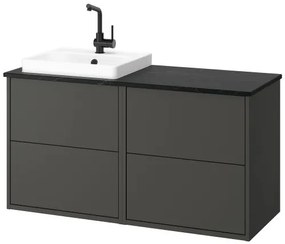 HAVBACK/ORRSJON έπιπλο νιπτήρα/νιπτήρας/μπαταρία, 122x49x71 cm 195.285.20