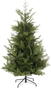 HOMCOM Χριστουγεννιάτικο δέντρο, τεχνητή ελάτη, ρεαλιστική εμφάνιση, γρήγορη συναρμολόγηση, πλαστικό, πράσινο, 100 x 100 x 150cm