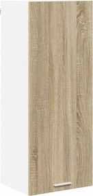 vidaXL Κρεμαστό ντουλάπι με αποθήκευση Δρύς Sonoma 40 x 31 x 100 εκ.
