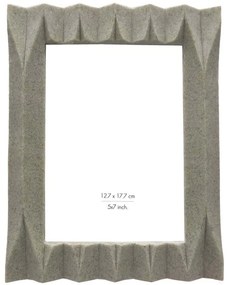Κορνίζα Plisse 031479 18x2x23cm Beige Γυαλί,Polyresin