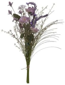 Μπουκέτο Λουλουδιών 3-85-084-0140 Υ58cm Purple Inart Πλαστικό