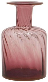 Διακοσμητικό Βάζο 373-122-764 12x12x20cm Pink Γυαλί