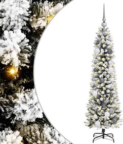vidaXL Τεχνητό Χριστουγεννιάτικο Δέντρο με 150 LED Λευκό 150 cm