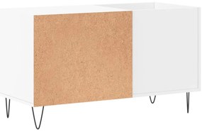 vidaXL Δισκοθήκη Λευκή 85 x 38 x 48 εκ. από Επεξεργασμένο Ξύλο