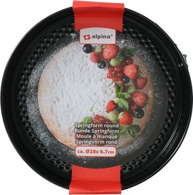 Φόρμα Κέικ Στρογγυλή Αποσπώμενη (Φ28x6.7) Alpina 871125216690