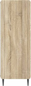 vidaXL Πλαϊνό γραφείο Sonoma Δρυς 34,5 x 33 x 92 εκ.