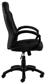 Καρέκλα γραφείου Oakland 117, Μαύρο, 118x64x67cm, 15 kg, Με μπράτσα, Με ρόδες, Μηχανισμός καρέκλας: Κλίση | Epipla1.gr