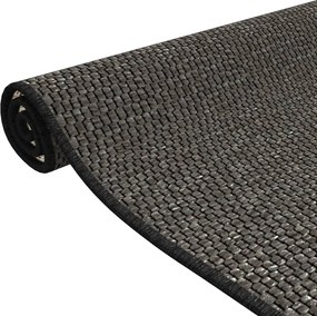 vidaXL Χαλί Διάδρομος Εμφάνιση Σιζάλ Ανθρακί 80 x 150 εκ.