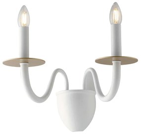 Φωτιστικό Τοίχου - Απλίκα I-Armstrong/AP2 BCO 8031414863044 White Luce Ambiente Design Metal
