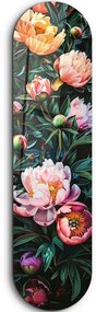Πίνακας Γυάλινος Flowers 226SNG1162 20x80cm Multi Wallity Κάθετοι Γυαλί