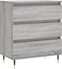 vidaXL Ντουλάπι Γκρι Sonoma 60x35x70 εκ. από Επεξεργασμένο Ξύλο
