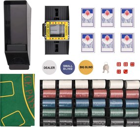 vidaXL Μάρκες Πόκερ Σετ 600 τεμ. 4 γρ.