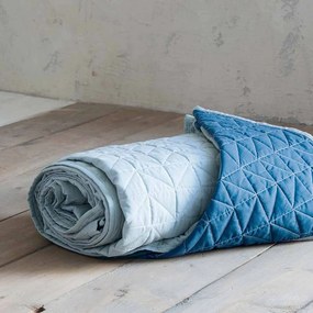 Κουβερλί King Size (240x265) 2 Όψεων Nima Layers Brillante Mint/Aegean Blu
