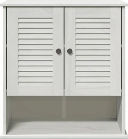 vidaXL Ντουλάπι Μπάνιου με ράφι Επιτοίχιο VIGO Λευκό και Αντίκα Λευκό