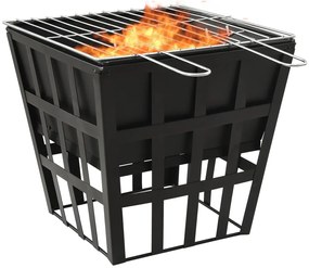 vidaXL Τζάκι Εξωτερικού Χώρου / Ψησταριά 34 x 34 x 48 εκ. από Ατσάλι