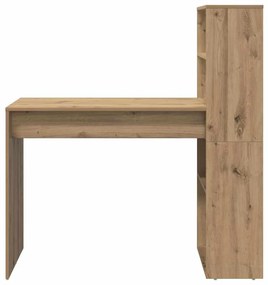 vidaXL Γραφείο artisan δρυς 113 x 54 x 120 εκ. Επεξεργασμένο ξύλο