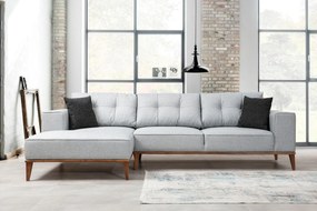 Corner Sofa-Bed Montana Corner Left (Chl+3R) Light Grey