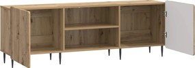 vidaXL Ντουλάπι TV 150 x 31 x 52 εκ. Artisan Δρυς Επεξεργασμένο Ξύλο