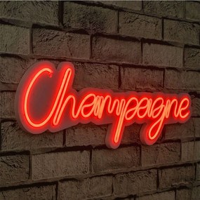 Διακοσμητικό Φωτιστικό Τοίχου Champagne 395NGR1788 60x18cm Led 13,6W Red Wallity