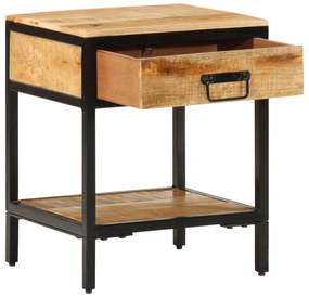 vidaXL Κομοδίνο 40x35x50 εκ. Μασίφ Ξύλο Μάνγκο