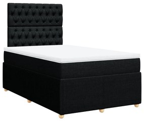 ΚΡΕΒΑΤΙ BOXSPRING ΜΕ ΣΤΡΩΜΑ ΜΑΥΡΟ 120X200 ΕΚ. ΥΦΑΣΜΑΤΙΝΟ 3292032