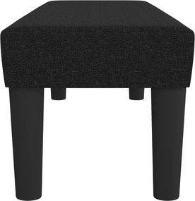 vidaXL Πάγκος Μαύρος 100x30x30 εκ. Υφασμάτινος