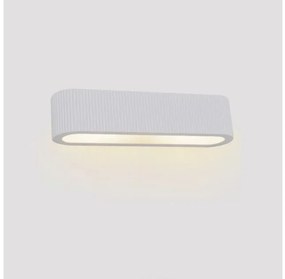 Απλίκα Φωτιστικό Τοίχου 2xE14 Λευκό Γύψος 43054-White InLight -43054-White-Λευκό 43054-White