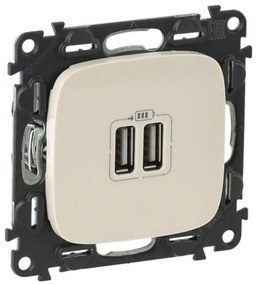 Πρίζα Φόρτισης 2xUSB 1500MA Μπεζ Valena Allure In'Matic 754996 Legrand-754996-Μπεζ 754996