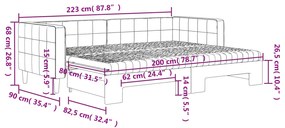 ΚΑΝΑΠΕΣ ΚΡΕΒΑΤΙ ΣΥΡΟΜΕΝΟΣ ΜΠΛΕ 80X200 ΕΚ. ΒΕΛΟΥΔΙΝΟΣ ΣΤΡΩΜΑΤΑ 3196707