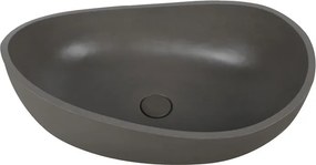 Karag Eris CS-0093-D5 Cement 57x37 - Επιτραπέζιος Νιπτήρας Terrazzo