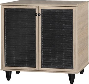 Παπουτσοθήκη-ντουλάπι Ronan pakoworld χρώμα φυσικό 70.5x35x66εκ