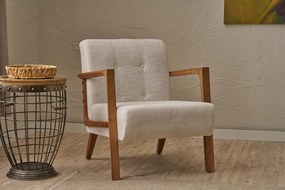 Wing Chair Kemer - Cream v2 Cream