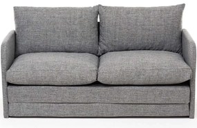 Καναπές - Κρεβάτι Διθέσιος Saga 859FTN2888 148x70x66cm Light Grey