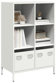 Ντουλάπα Λευκό 68x39x103,5 εκ. από Χάλυβα