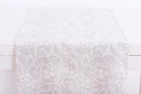 Beauty Home ΡΑΝΝΕΡ ΜΕ ΤΥΠΩΜΑ ΛΕΥΚΗ ΔΑΝΤΕΛΑ